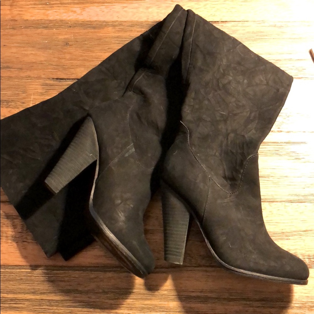 Joes jeans leather knee high boots